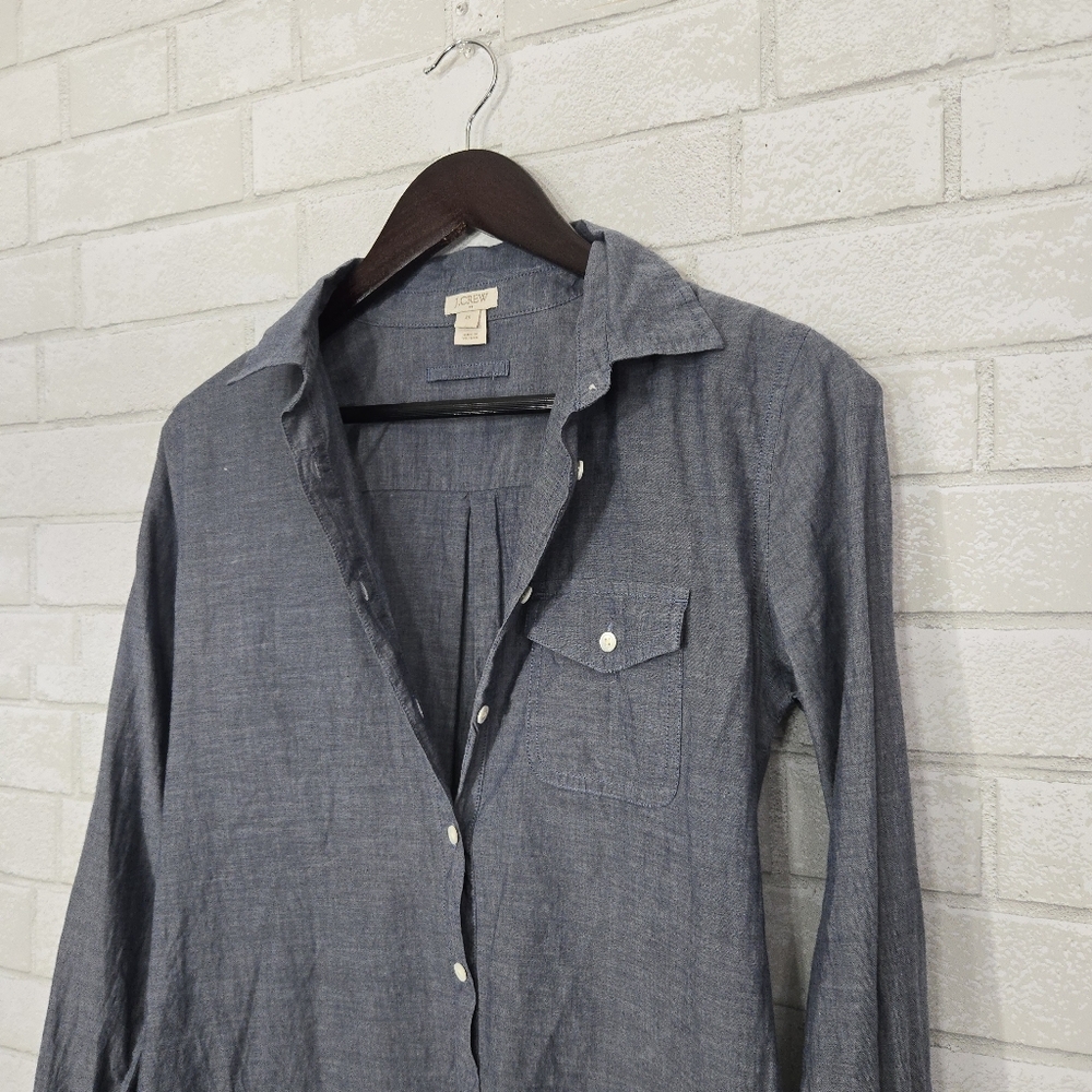 J Crew half button‎ down top - Picture 6 of 13